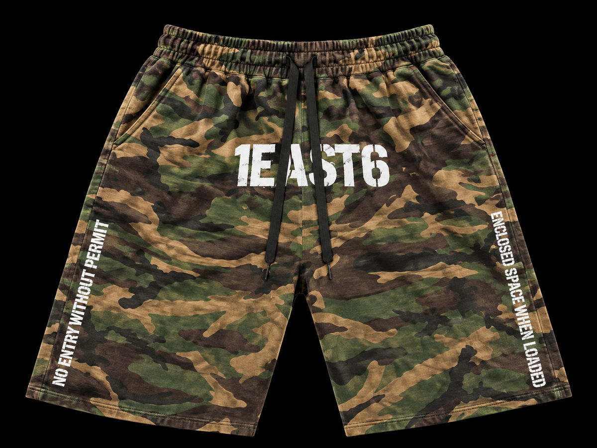 CANXCULT Camo Shorts — “94E”
