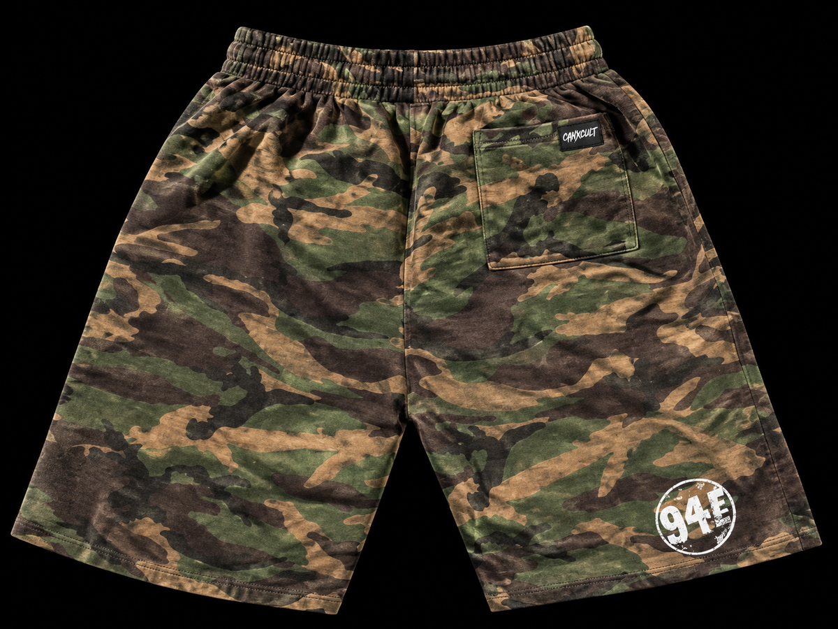 CANXCULT Camo Shorts — “94E”